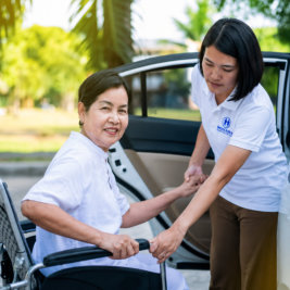 elder in wheelchair