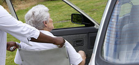 elder in wheelchair