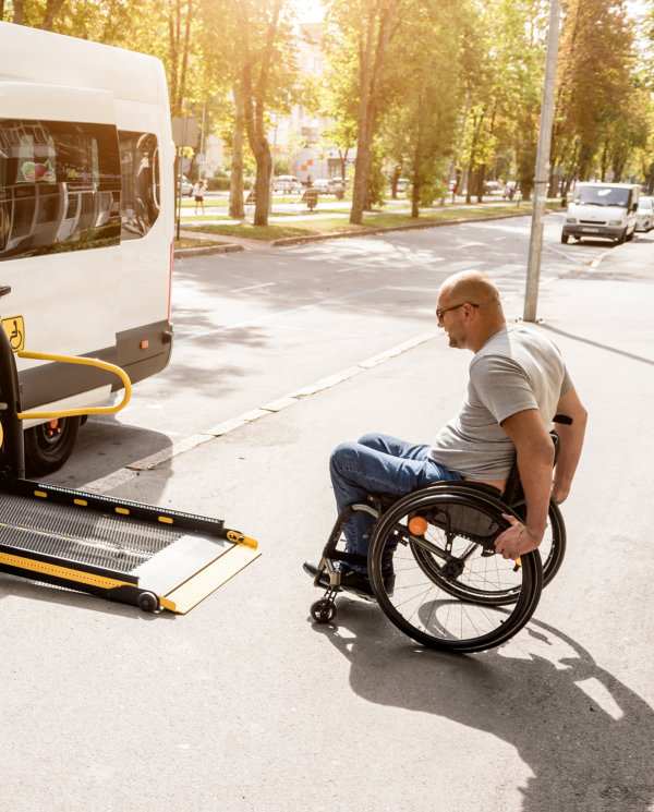 man in wheelchair
