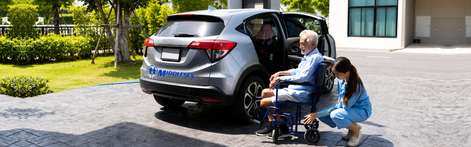 woman helping an elderly